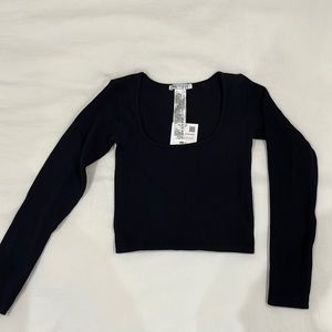 Zara NWT Ribbed crop top, size xs